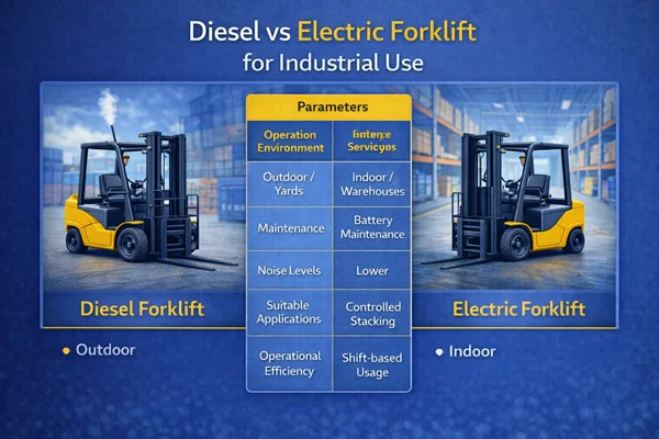 Diesel vs Electric Forklift